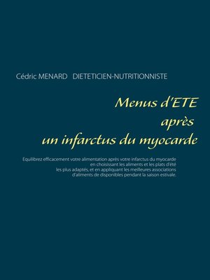 cover image of Menus d'été après un infarctus du myocarde